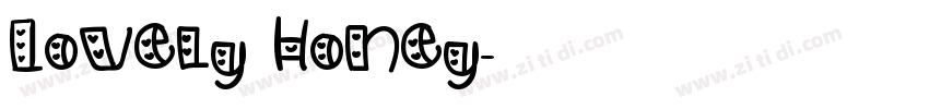 Lovely Honey字体转换